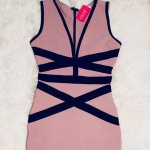 A’gaci Mauve Bodycon Dress